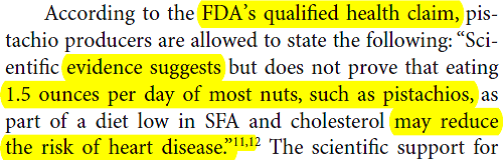 FDA 20Health 20Claim